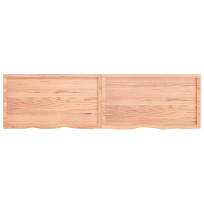 Seinähylly vaaleanruskea 220x60x(2-4) cm käsitelty täystammi