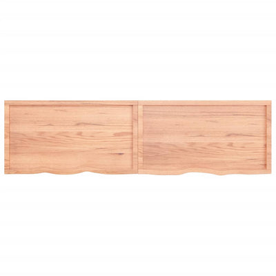 Seinähylly vaaleanruskea 220x60x(2-6) cm käsitelty täystammi