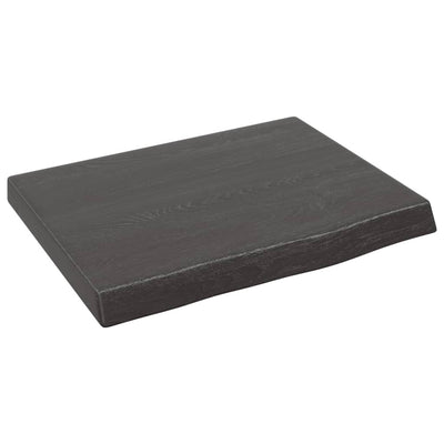 Seinähylly tummanruskea 40x30x(2-4) cm käsitelty täystammi