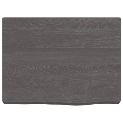 Seinähylly tummanruskea 40x30x(2-4) cm käsitelty täystammi