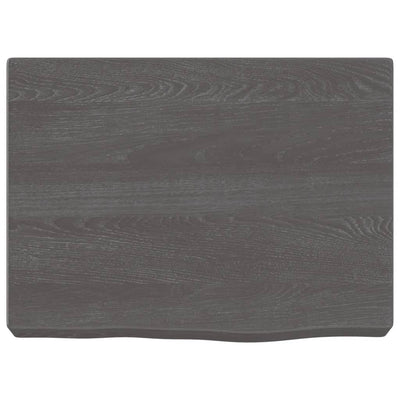 Seinähylly tummanruskea 40x30x(2-6) cm käsitelty täystammi