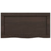Seinähylly tummanruskea 40x30x(2-6) cm käsitelty täystammi