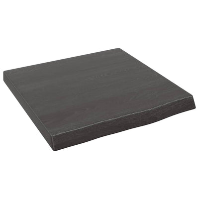 Seinähylly tummanruskea 40x40x(2-4) cm käsitelty täystammi
