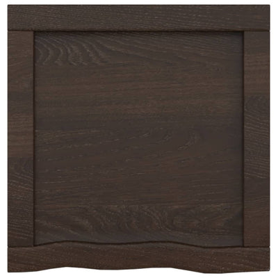 Seinähylly tummanruskea 40x40x(2-4) cm käsitelty täystammi