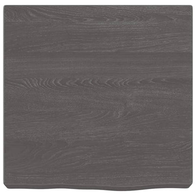 Seinähylly tummanruskea 40x40x(2-6) cm käsitelty täystammi
