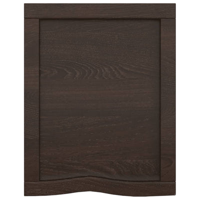 Seinähylly tummanruskea 40x50x(2-4) cm käsitelty täystammi