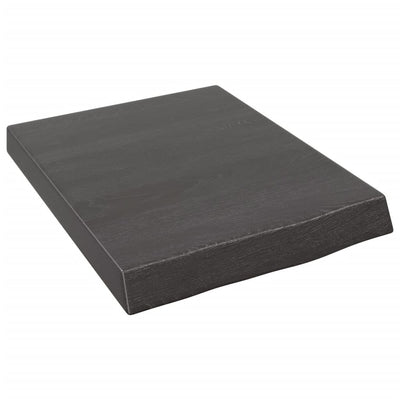Seinähylly tummanruskea 40x50x(2-6) cm käsitelty täystammi