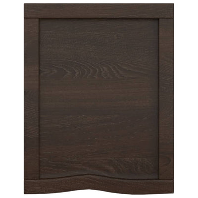 Seinähylly tummanruskea 40x50x(2-6) cm käsitelty täystammi