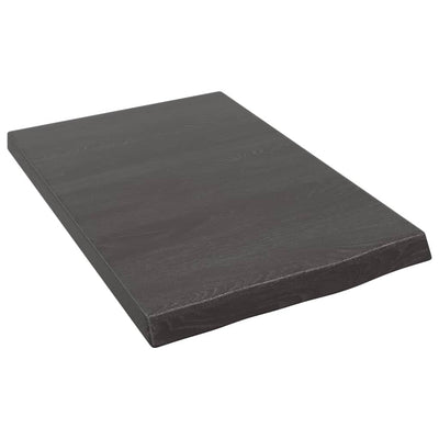 Seinähylly tummanruskea 40x60x(2-4) cm käsitelty täystammi