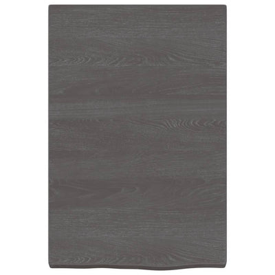 Seinähylly tummanruskea 40x60x(2-4) cm käsitelty täystammi