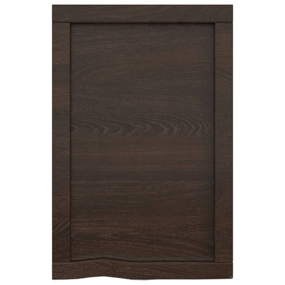 Seinähylly tummanruskea 40x60x(2-4) cm käsitelty täystammi