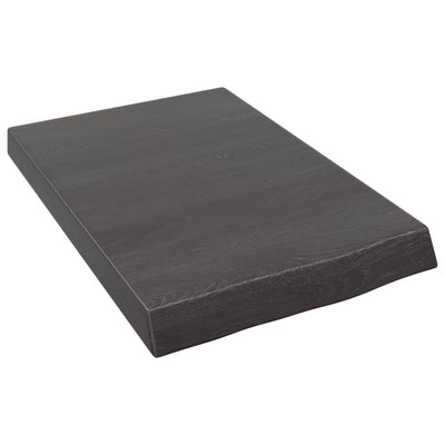 Seinähylly tummanruskea 40x60x(2-6) cm käsitelty täystammi