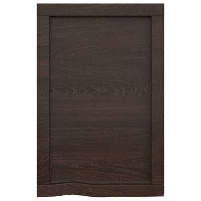 Seinähylly tummanruskea 40x60x(2-6) cm käsitelty täystammi