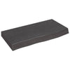 Seinähylly tummanruskea 60x30x(2-6) cm käsitelty täystammi