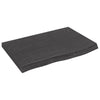 Seinähylly tummanruskea 60x40x(2-4) cm käsitelty täystammi