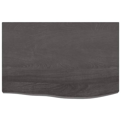 Seinähylly tummanruskea 60x40x(2-4) cm käsitelty täystammi