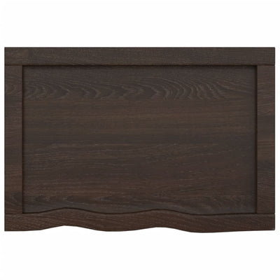 Seinähylly tummanruskea 60x40x(2-4) cm käsitelty täystammi