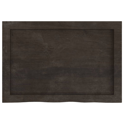 Seinähylly tummanruskea 60x40x(2-6) cm käsitelty täystammi