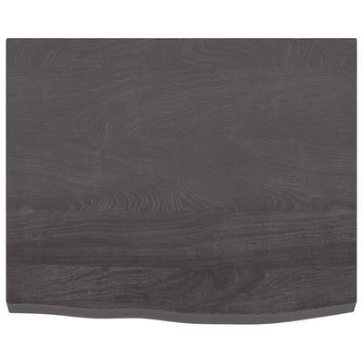 Seinähylly tummanruskea 60x50x(2-4) cm käsitelty täystammi
