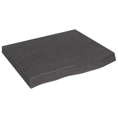 Seinähylly tummanruskea 60x50x(2-6) cm käsitelty täystammi