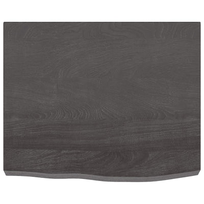 Seinähylly tummanruskea 60x50x(2-6) cm käsitelty täystammi