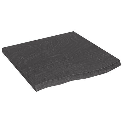Seinähylly tummanruskea 60x60x(2-4) cm käsitelty täystammi
