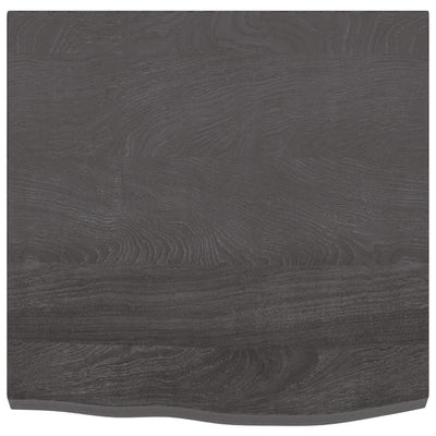 Seinähylly tummanruskea 60x60x(2-4) cm käsitelty täystammi