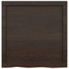 Seinähylly tummanruskea 60x60x(2-4) cm käsitelty täystammi