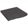 Seinähylly tummanruskea 60x60x(2-6) cm käsitelty täystammi
