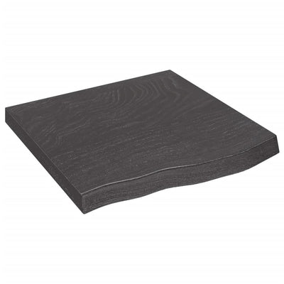 Seinähylly tummanruskea 60x60x(2-6) cm käsitelty täystammi