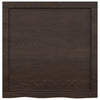 Seinähylly tummanruskea 60x60x(2-6) cm käsitelty täystammi