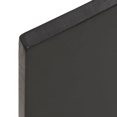 Seinähylly tummanruskea 80x30x2 cm käsitelty täystammi