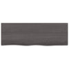 Seinähylly tummanruskea 80x30x(2-4) cm käsitelty täystammi