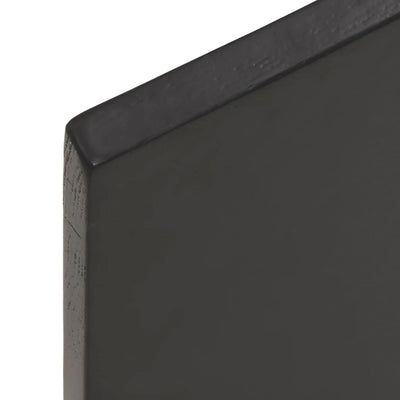 Seinähylly tummanruskea 80x40x2 cm käsitelty täystammi