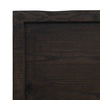 Seinähylly tummanruskea 80x40x(2-6) cm käsitelty täystammi