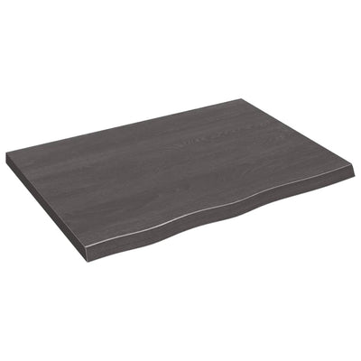 Seinähylly tummanruskea 80x60x(2-4) cm käsitelty täystammi