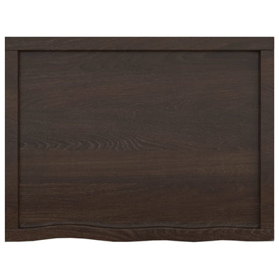 Seinähylly tummanruskea 80x60x(2-4) cm käsitelty täystammi