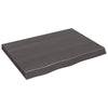 Seinähylly tummanruskea 80x60x(2-6) cm käsitelty täystammi