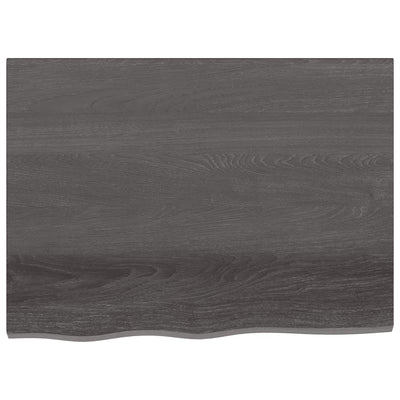 Seinähylly tummanruskea 80x60x(2-6) cm käsitelty täystammi