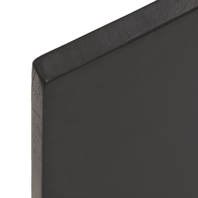 Seinähylly tummanruskea 100x30x2 cm käsitelty täystammi