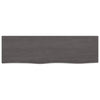 Seinähylly tummanruskea 100x30x(2-4) cm käsitelty täystammi