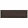 Seinähylly tummanruskea 100x30x(2-4) cm käsitelty täystammi