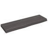 Seinähylly tummanruskea 100x30x(2-6) cm käsitelty täystammi