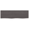 Seinähylly tummanruskea 100x30x(2-6) cm käsitelty täystammi