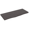 Seinähylly tummanruskea 100x40x(2-4) cm käsitelty täystammi