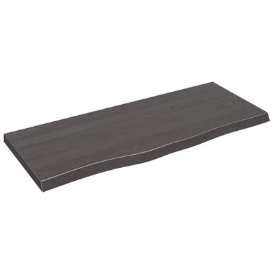 Seinähylly tummanruskea 100x40x(2-4) cm käsitelty täystammi