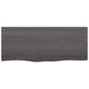 Seinähylly tummanruskea 100x40x(2-4) cm käsitelty täystammi