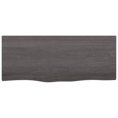 Seinähylly tummanruskea 100x40x(2-4) cm käsitelty täystammi