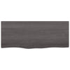 Seinähylly tummanruskea 100x40x(2-6) cm käsitelty täystammi