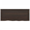 Seinähylly tummanruskea 100x40x(2-6) cm käsitelty täystammi